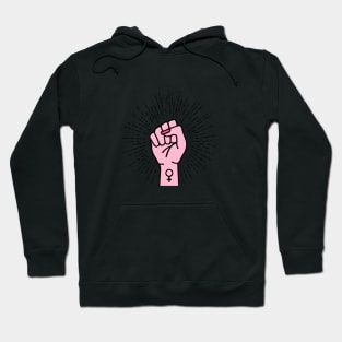 Feminist hand with female symbol Hoodie